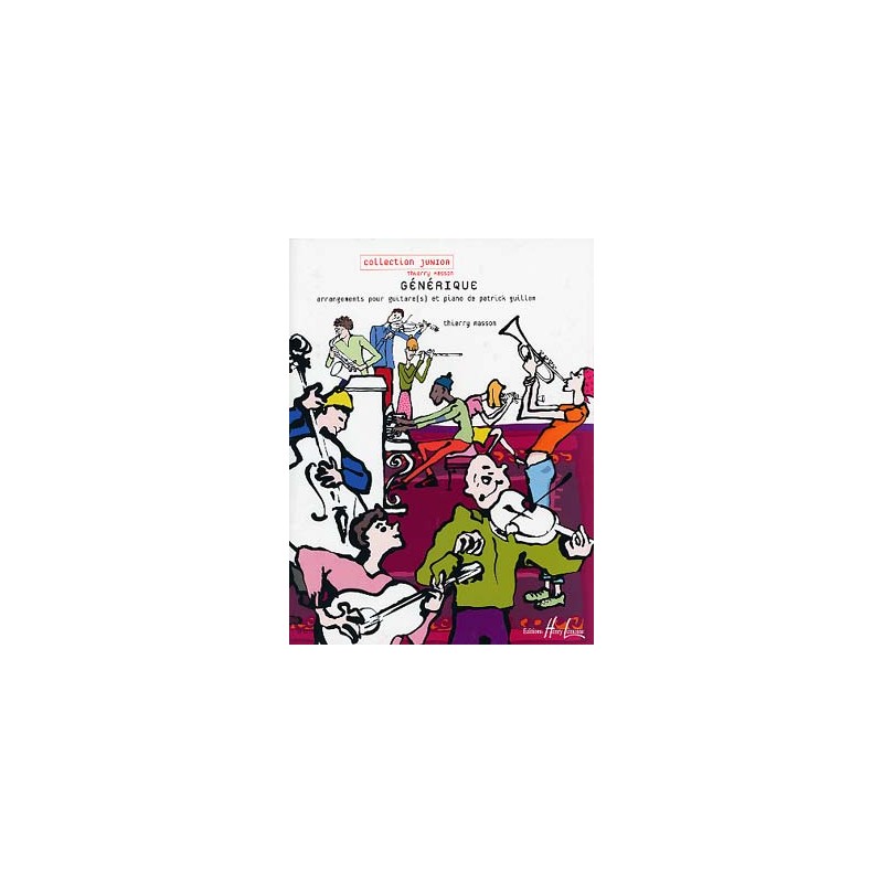 PARTITIONS thierry masson GENERIQUE POUR GUITARE ET PIANO