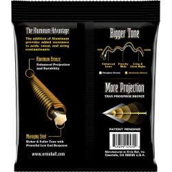 CORDE ERNIE BALL ALUMINUM BRONZE 10-50 EXTRA LIGHT