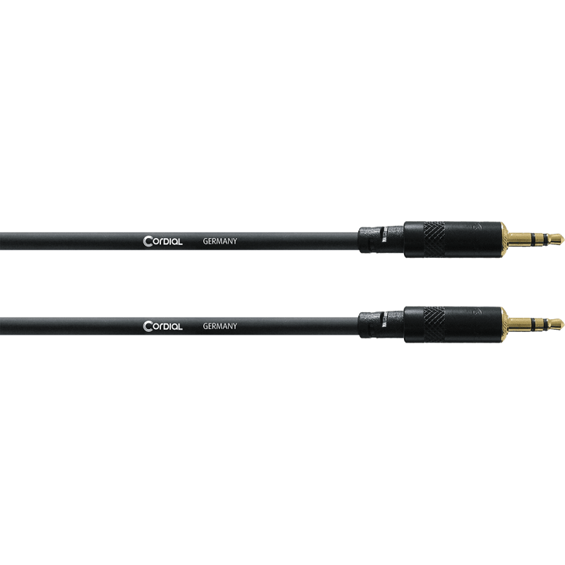 CORDIAL - CFS0.9WW Mini-Jack - Mini-jack stéréo m./m. - 0.90m