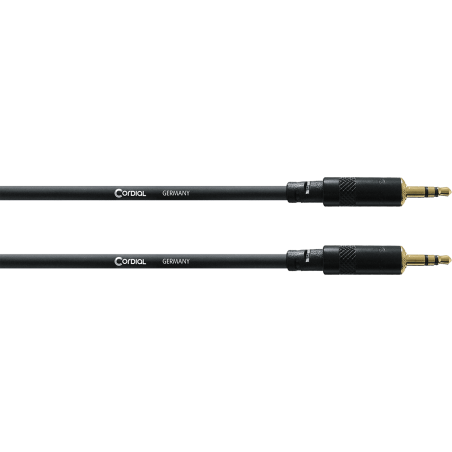 CORDIAL - CFS0.9WW Mini-Jack - Mini-jack stéréo m./m. - 0.90m