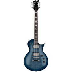 GUITARE ELECTRIQUE LTD EC256 BLEU FLAMMÉ TRANSPARENT