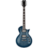 GUITARE ELECTRIQUE LTD EC256 BLEU FLAMMÉ TRANSPARENT