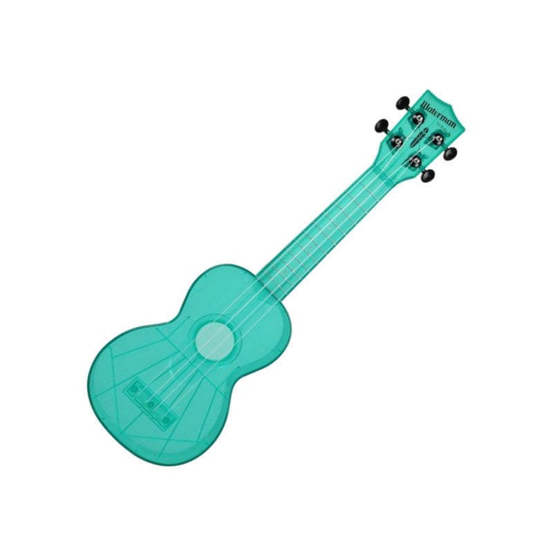 Ukulélé KALA THE WATERMAN PLASTIQUE ABS TRANSPARENT BLUE