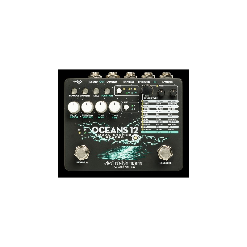 ELECTRO-HARMONIX OCEANS 12 REVERB