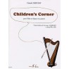 PARTITIONS DEBUSSY childrens corner  flute harpe piano