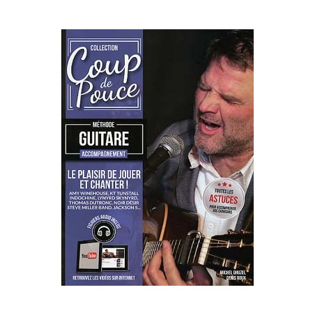 PARTITIONS DENIS ROUX COUP DE POUCE GUITARE ACCOMPAGNEMENT