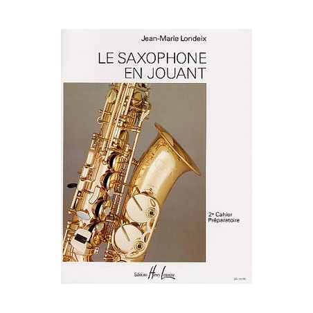 PARTITIONS Jean Marie LONDEIX le saxophone en jouant vol 2