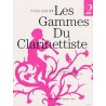 PARTITIONS YVES DIDIER  LES GAMMES DU CLARINETTISTE vol 2
