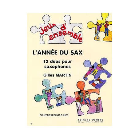 PARTITIONS GILLES MARTIN L ANNEE DU SAX