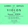 PARTITIONS NERINI gammes et arpeges pour le violon 1er cahier