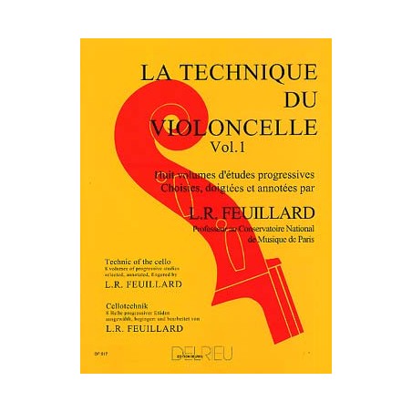 La Technique du violoncelle, études progressives - Vol. 1