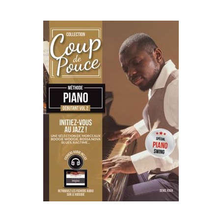 PARTITIONS DENIS ROUX DEBUTANT PIANO  VOL 2 LIVRE