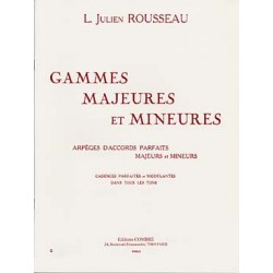 PARTITIONS julien rousseau GAMMES MAJEURES ET MINEURES