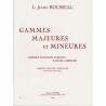 PARTITIONS julien rousseau GAMMES MAJEURES ET MINEURES