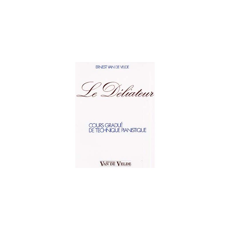 PARTITIONS VAN DE VELDE DELIATEUR