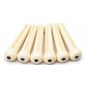 CHEVILLE / BRIDGE PIN PLASTIC IVORY W BLACK DOT (BULK PACK OF 30)