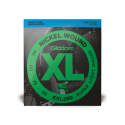 CORDES D'ADDARIO BASSE SUPER SOFT 40-60-75-95