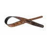 SANGLE SIMI CUIR GRAVE MARRON