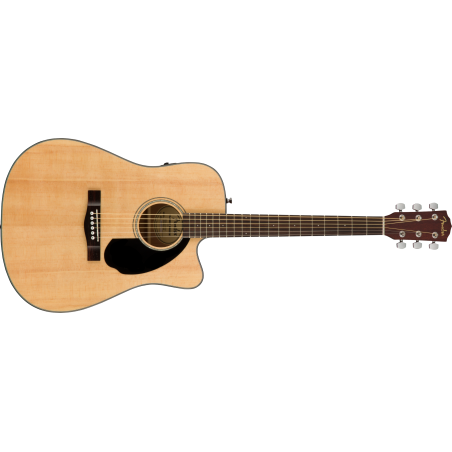 Guitare electro-Fender électro-acoustique CD-60SCE Dreadnought, Walnut Fingerboard, Natural