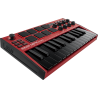 AKAI PROFESSIONAL - MPK MINI 3 RED - USB 25 mini notes 8 pads écran OLED Red Edition