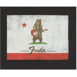 Fender® Bear Flag T-Shirt, Coal, L