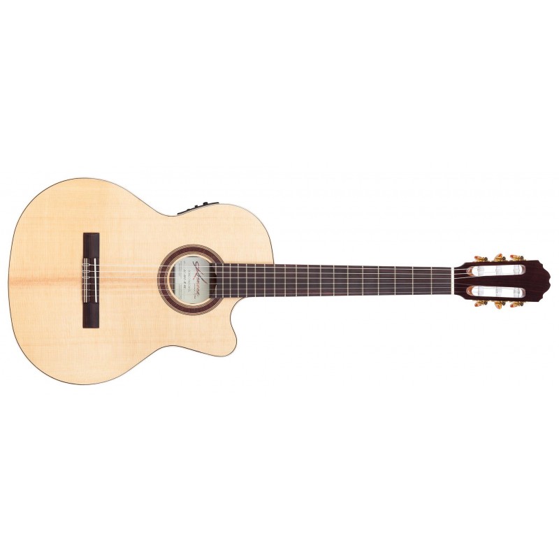GUITARE CLASSIQUE KREMONA SOFIA S65CWGGTL electro Green Globe