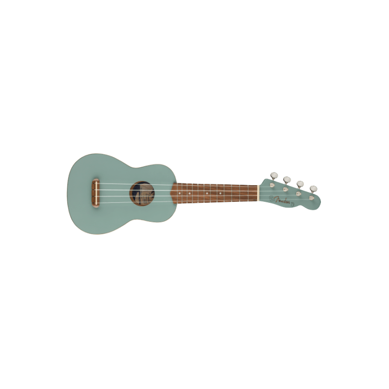 Fender Venice Soprano Ukulele, Walnut Fingerboard, Sonic Gray
