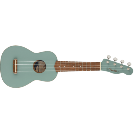 Fender Venice Soprano Ukulele, Walnut Fingerboard, Sonic Gray