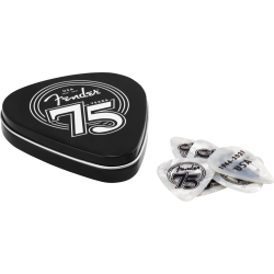 Boite de médiators Fender 75th Anniversary Pick Tin (18)