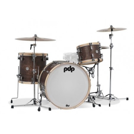 PDP by DW Shellset Concept Classic Wood Hoop Walnut/Nat. Hoop