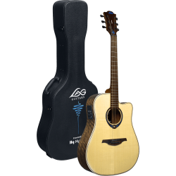 Guitare LAG Hyvibe 20 GLH THV20DCE avec étui