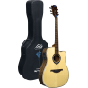 Guitare LAG Hyvibe 20 GLH THV20DCE avec étui