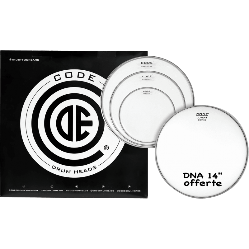 CODE DRUMHEADS TPDNACLRF