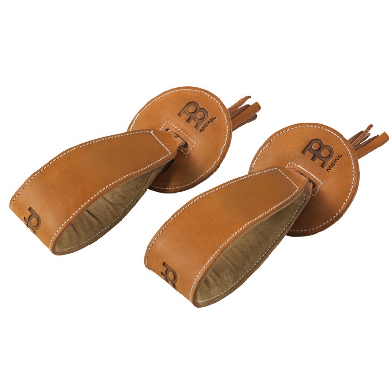 Meinl BR5 - PAIRE POIGNEES CUIR CYMBALLES MARCHING PRO