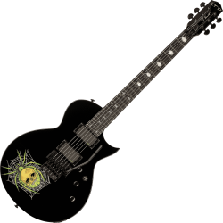 LTD - KH3-BLK Modele Graphic - Kirk Hammett KH-3 Spider Black 30th