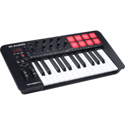 M-AUDIO - Clavier Maître OXYGEN25V USB-Midi 25 notes 8 pads/pots