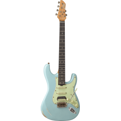 EKO - AIRE-RELIC-BLU Relic - Type Strat Aire Relic Daphne Blue