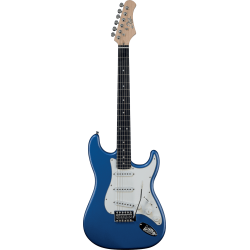 EKO S300BLU Starter - Guitare électrique Type Strat Metallic Blue