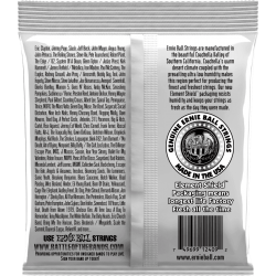 ERNIE BALL -CEB 2409 Jeux - Nylon noir-métal doré à boule