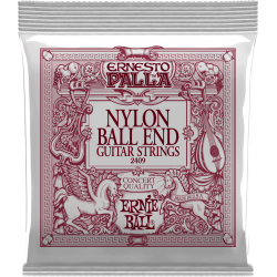 ERNIE BALL -CEB 2409 Jeux - Nylon noir-métal doré à boule