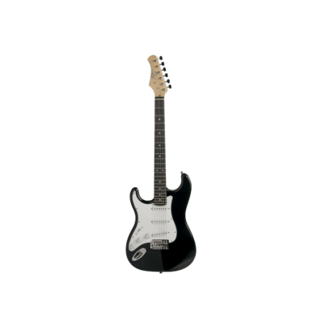 EKO - S300BLK-LH Starter - Type Strat Black gaucher