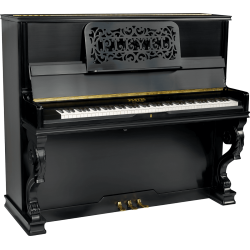 Piano droit PLEYELP131-BLKS