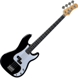 Basse Èlectrique EKO - VPB100-BLK 4 cordes Type PB - Black