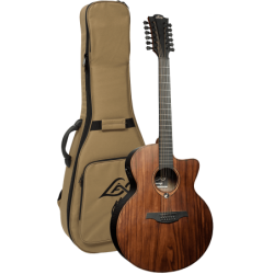 Guitare 12 Cordes Lag SAUVAGE J12CE Jumbo Pan-CoupÈ …lectro