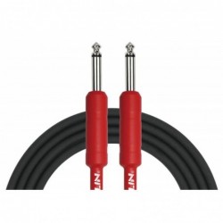 CABLE GUITARE KIRLIN 6M JACK JACK ROUGE
