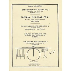 PARTITIONS AGOSTINI SOLFEGE SYNCOPE VOL 2