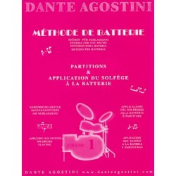 PARTITIONS AGOSTINI vol 1 METHODE DE BATTERIE