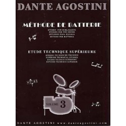 PARTITIONS AGOSTINI vol 3 METHODE DE BATTERIE