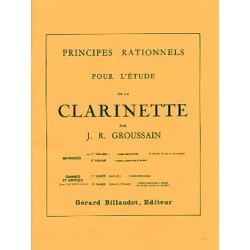 Principes rationnels pour l'étude de la clarinette - Méthode Vol. 1 : Préparatoire