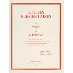 PARTITIONS thibaux etudes elementaires cahier 3